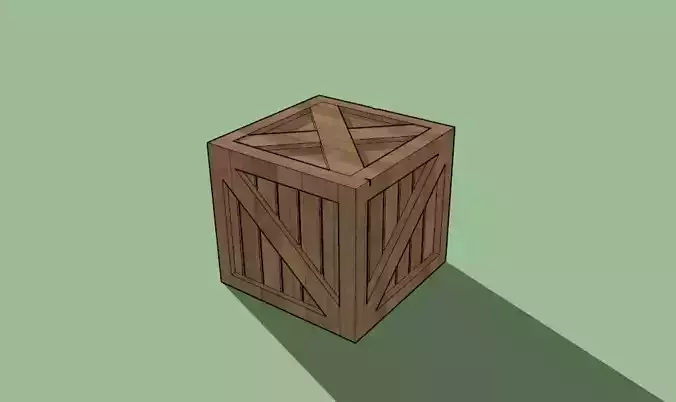 Wooden crate