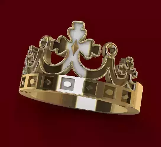 Crown Ring Design Gold