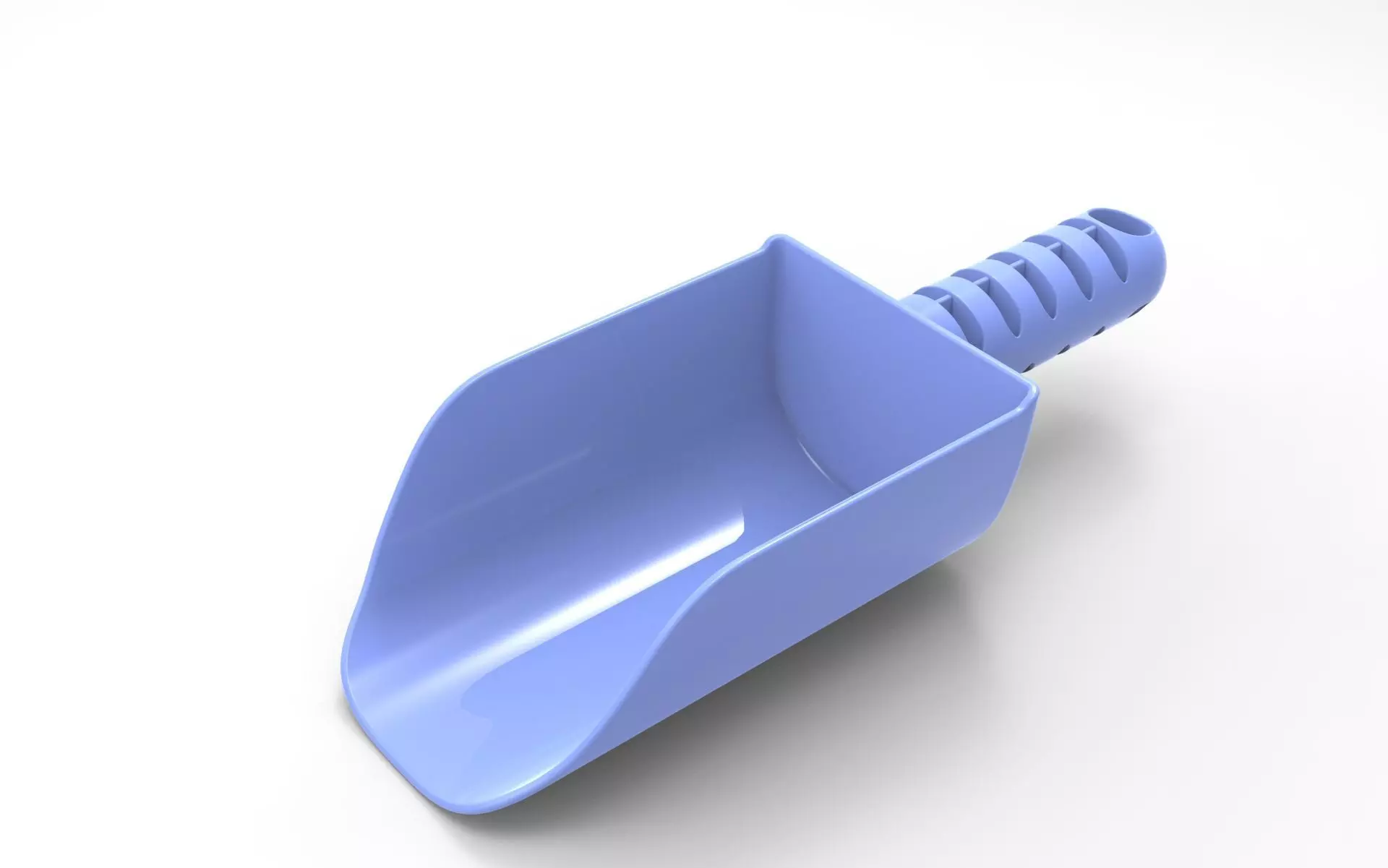 sand shovel 3D model_0