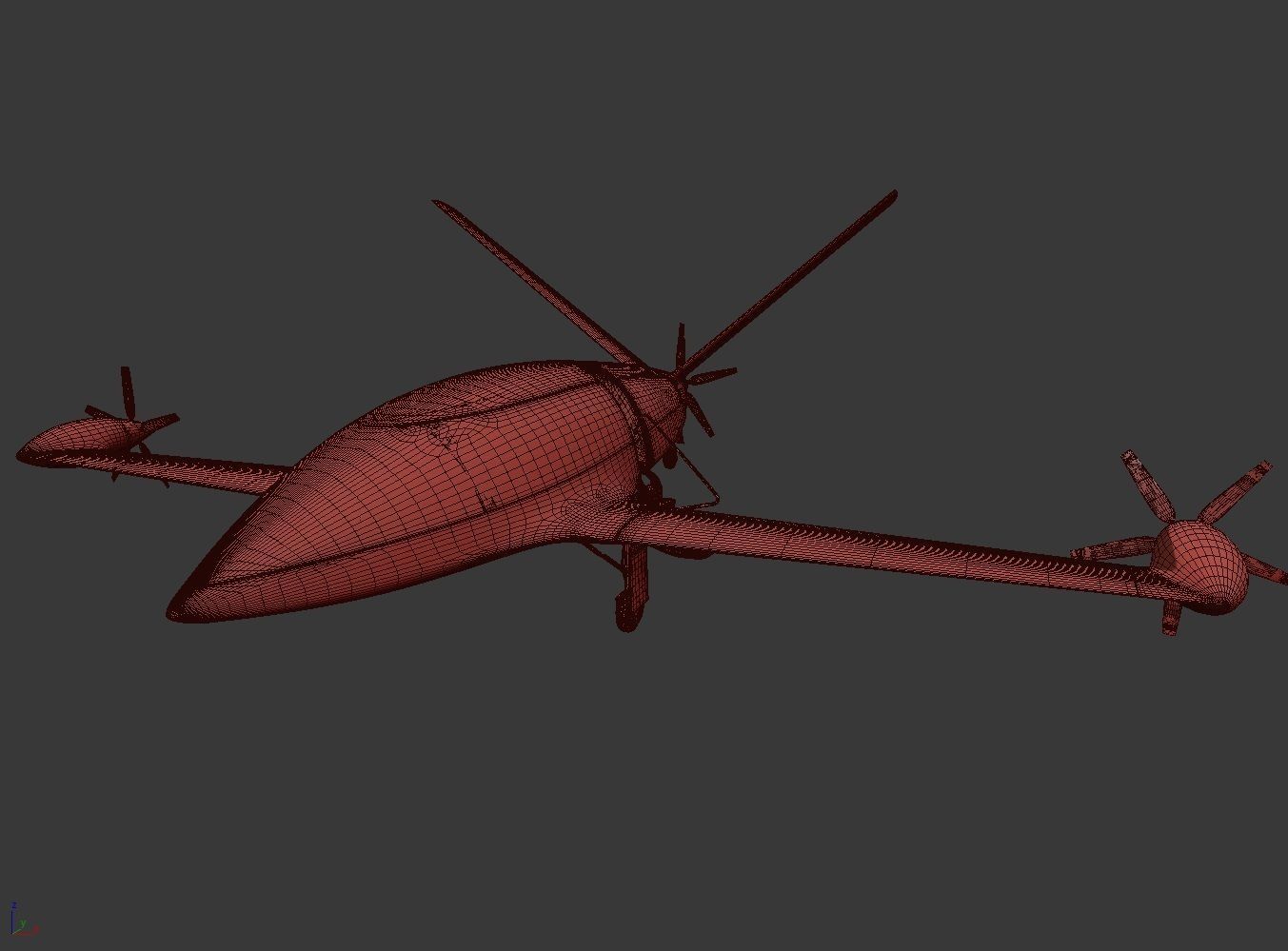 Electric Aircraft Alice Eviation Panoramic with Interior  3D model_40