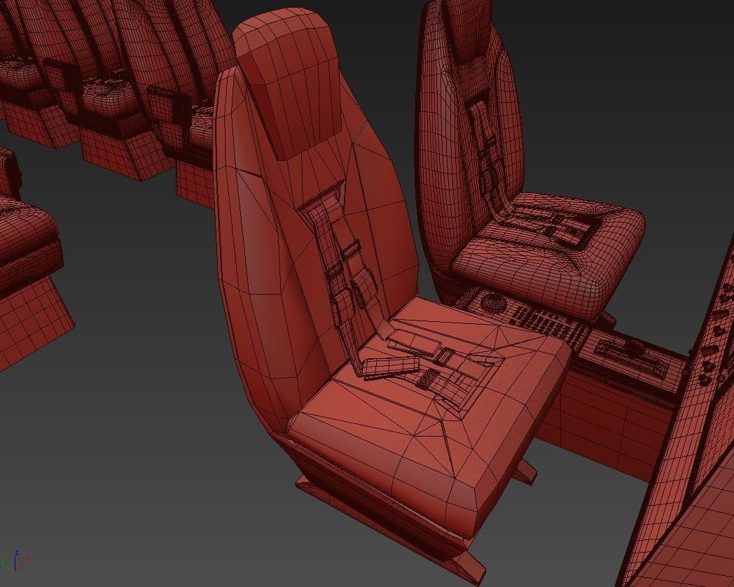 Electric Aircraft Alice Eviation Panoramic with Interior  3D model_24