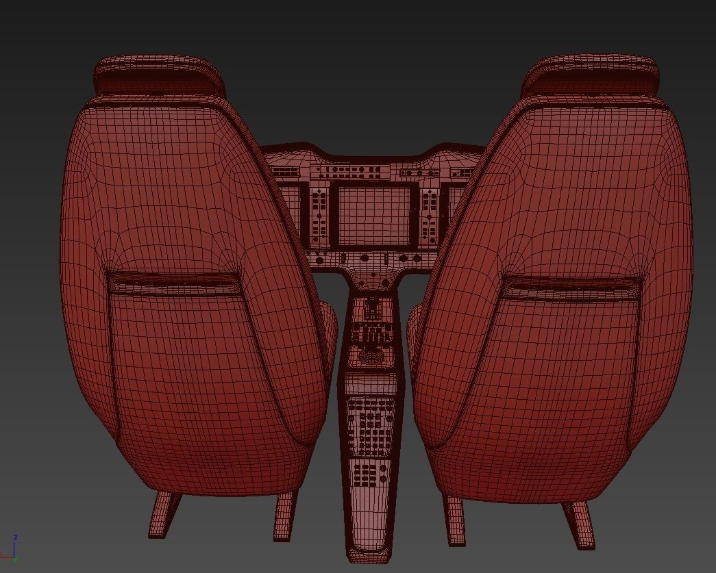 Electric Aircraft Alice Eviation Panoramic with Interior  3D model_22