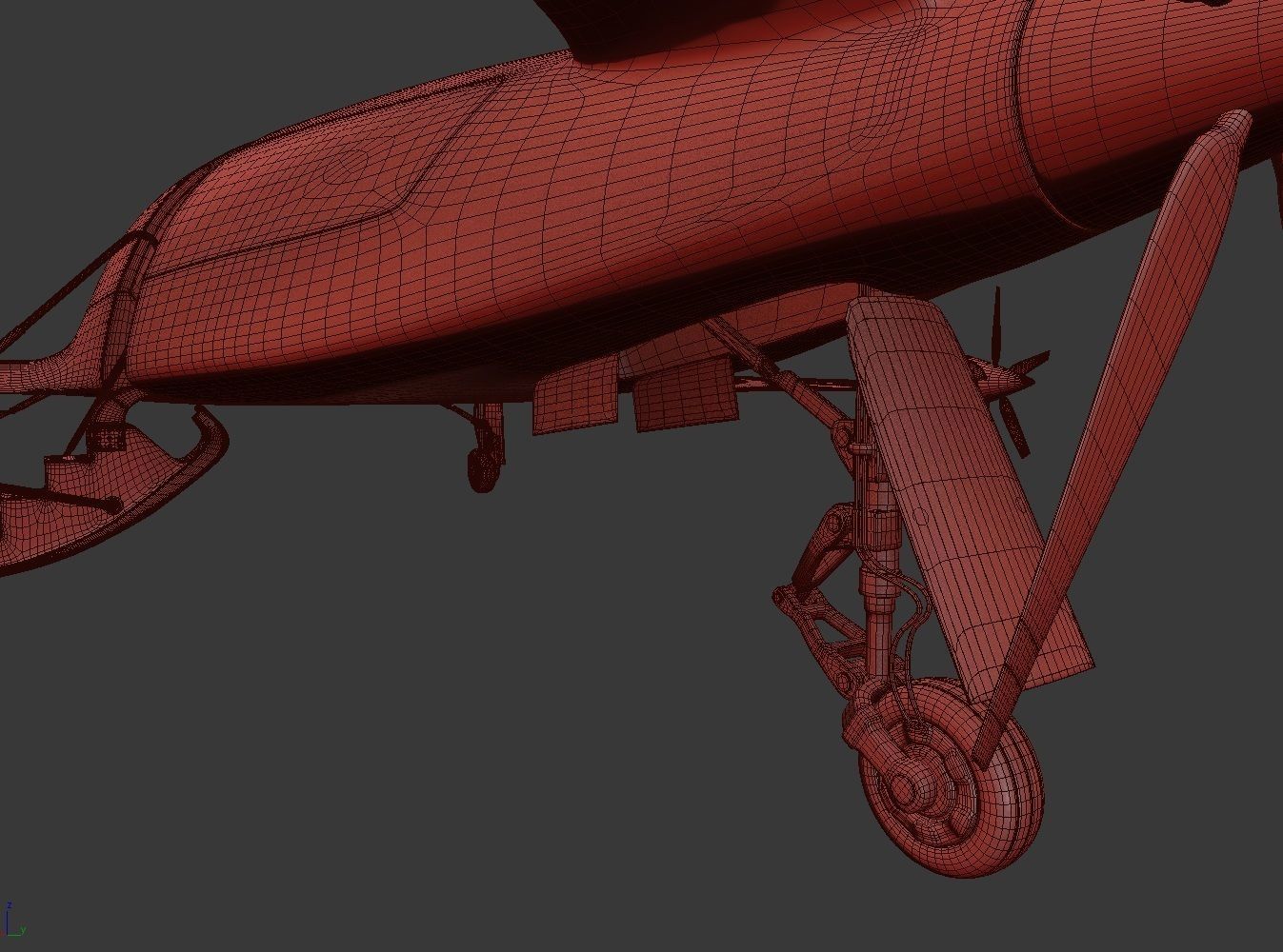 Electric Aircraft Alice Eviation Panoramic with Interior  3D model_39