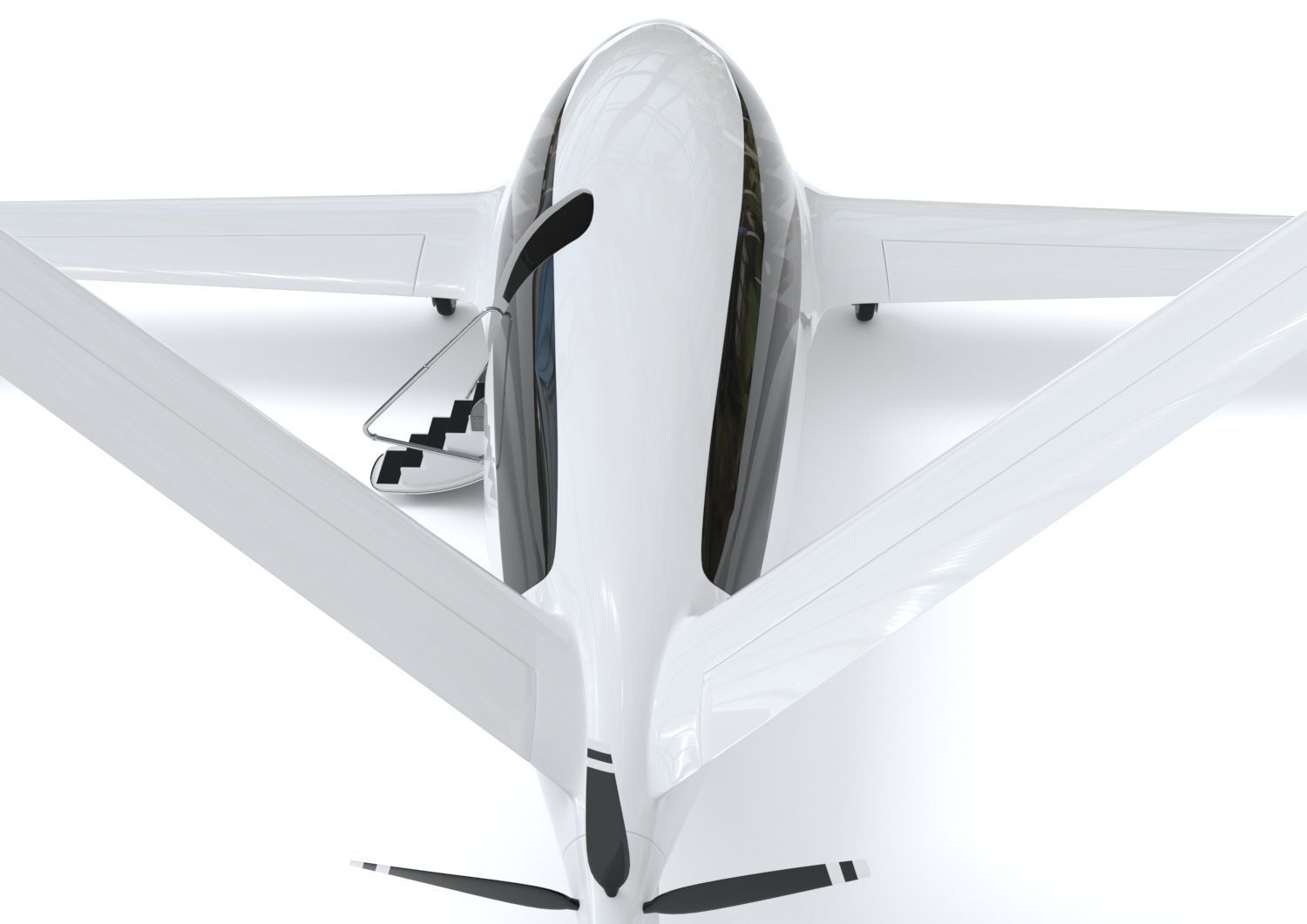 Electric Aircraft Alice Eviation Panoramic with Interior  3D model_14