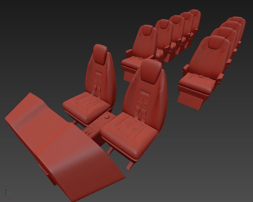 Electric Aircraft Alice Eviation Panoramic with Interior  3D model_18