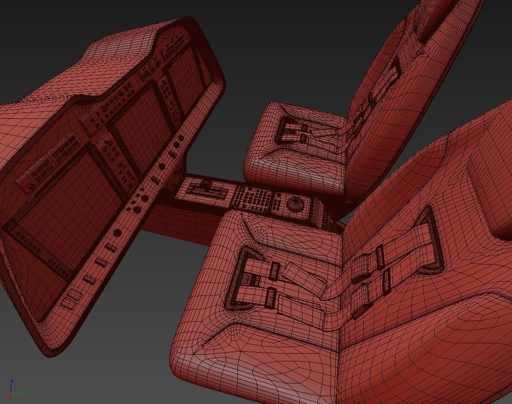 Electric Aircraft Alice Eviation Panoramic with Interior  3D model_23