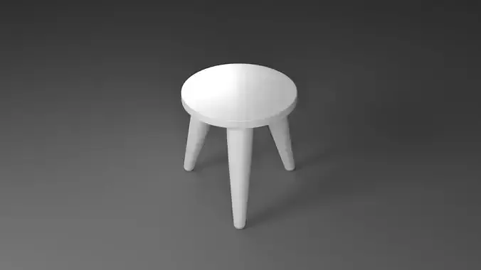  Three Legged Wooden Stool