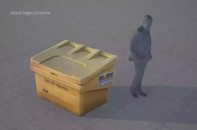 soil dust container box