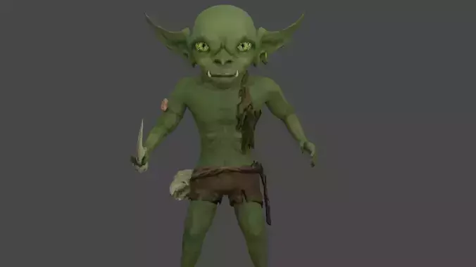 Goblin elf 3D model