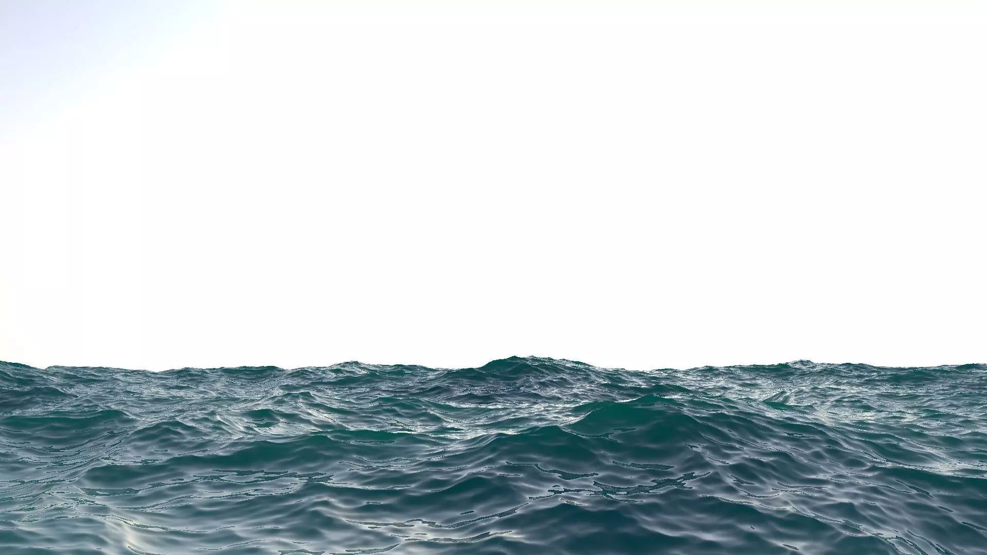 ocean surface plane 3D model