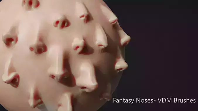 Zbrush - 18 Fantasy Noses - VDM Brushes