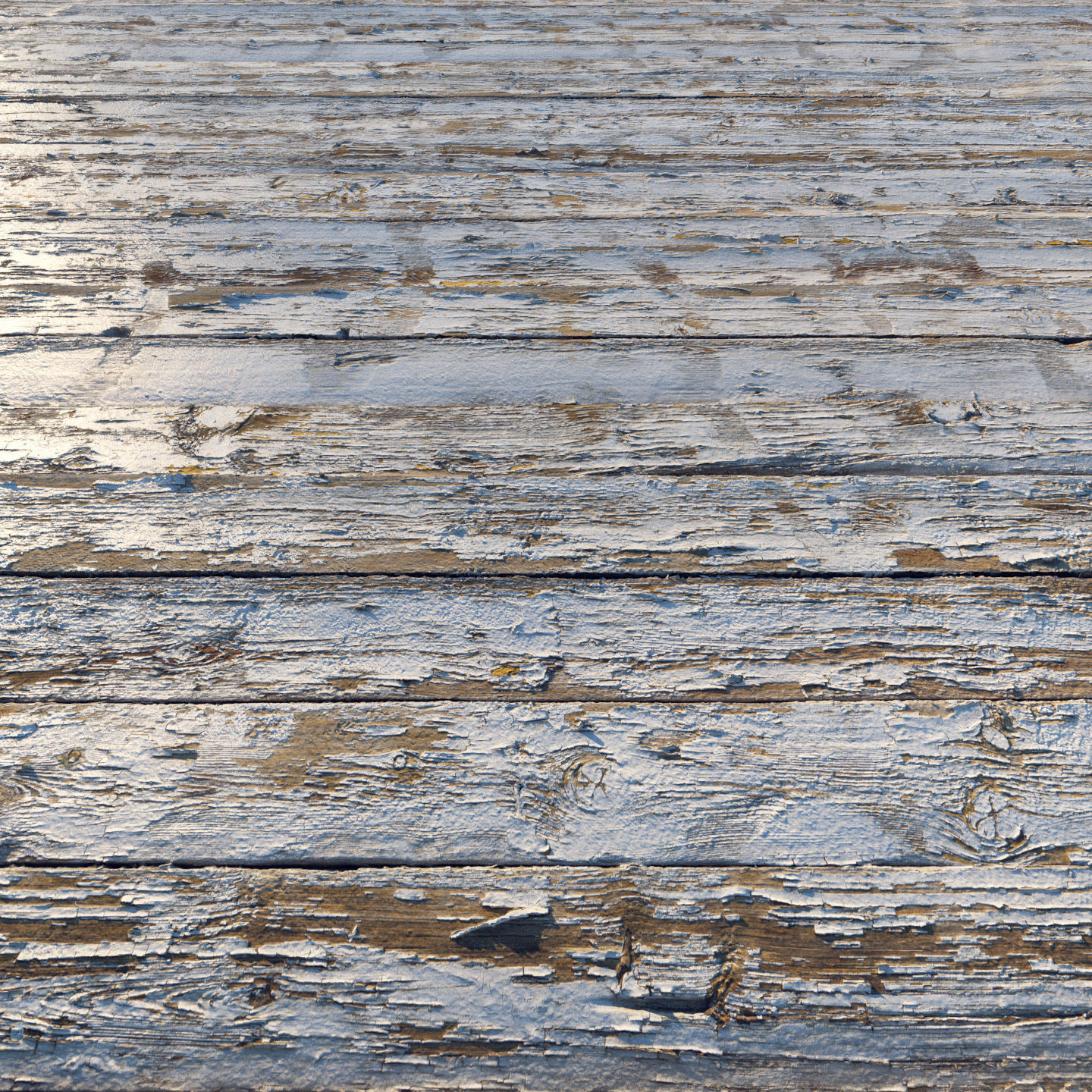 Old painted boards  8k material Low-poly 3D model_5