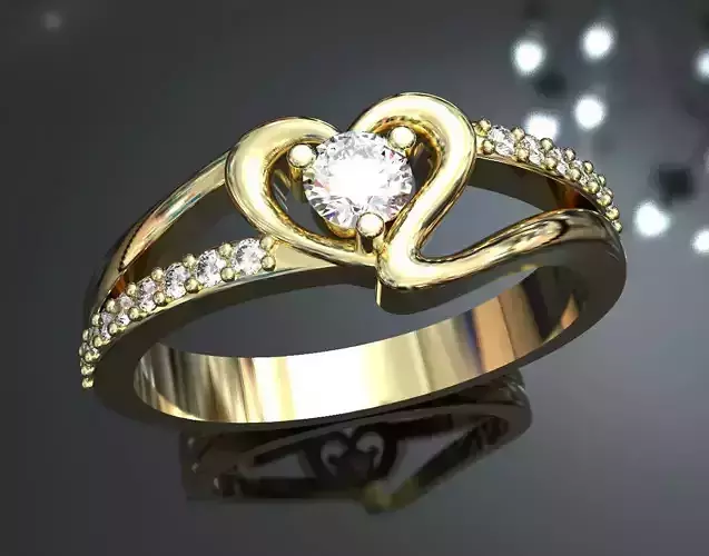 Anillo Corazon
