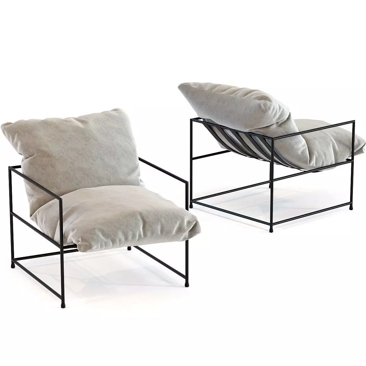 Armchair Cornwall 3D model_0