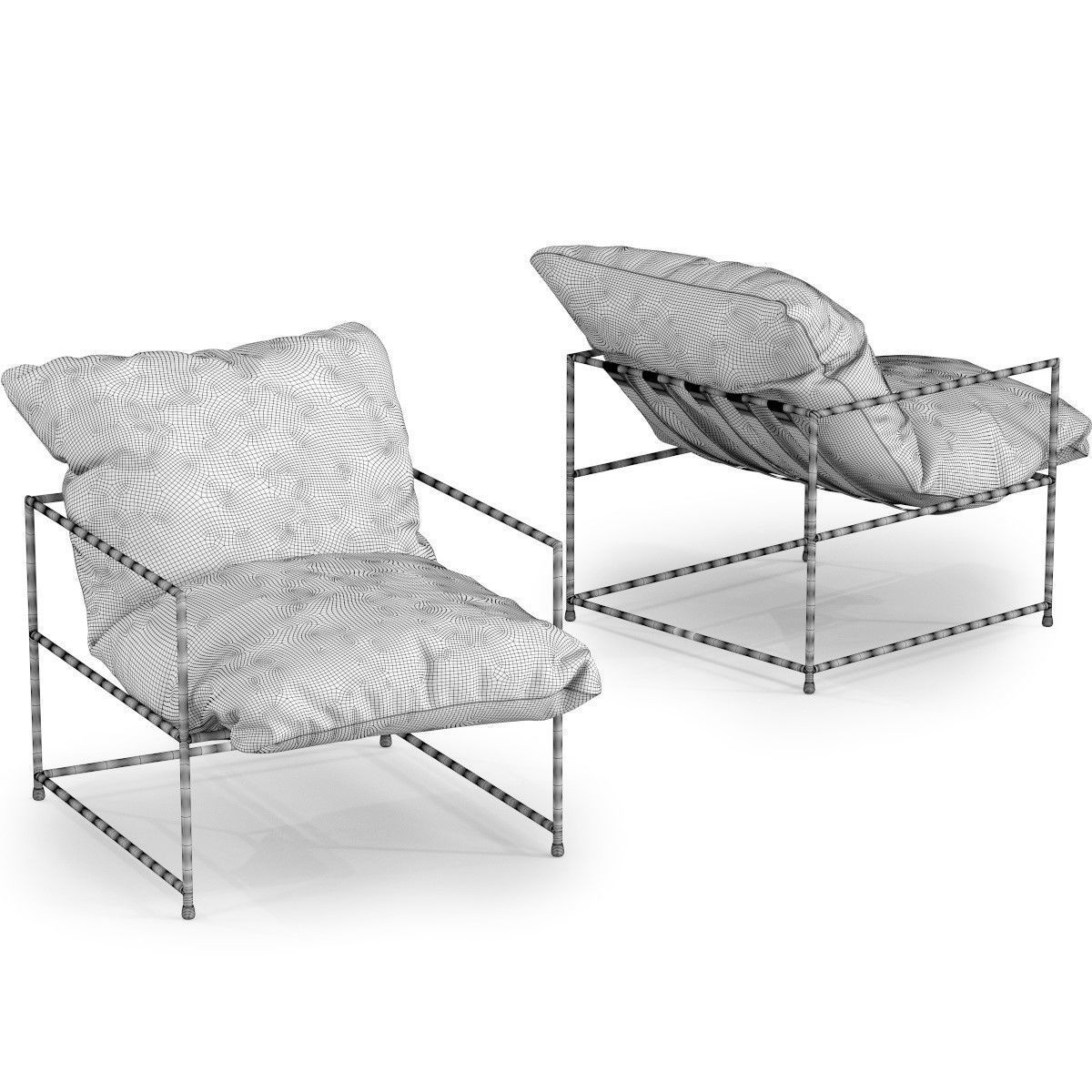 Armchair Cornwall 3D model_1