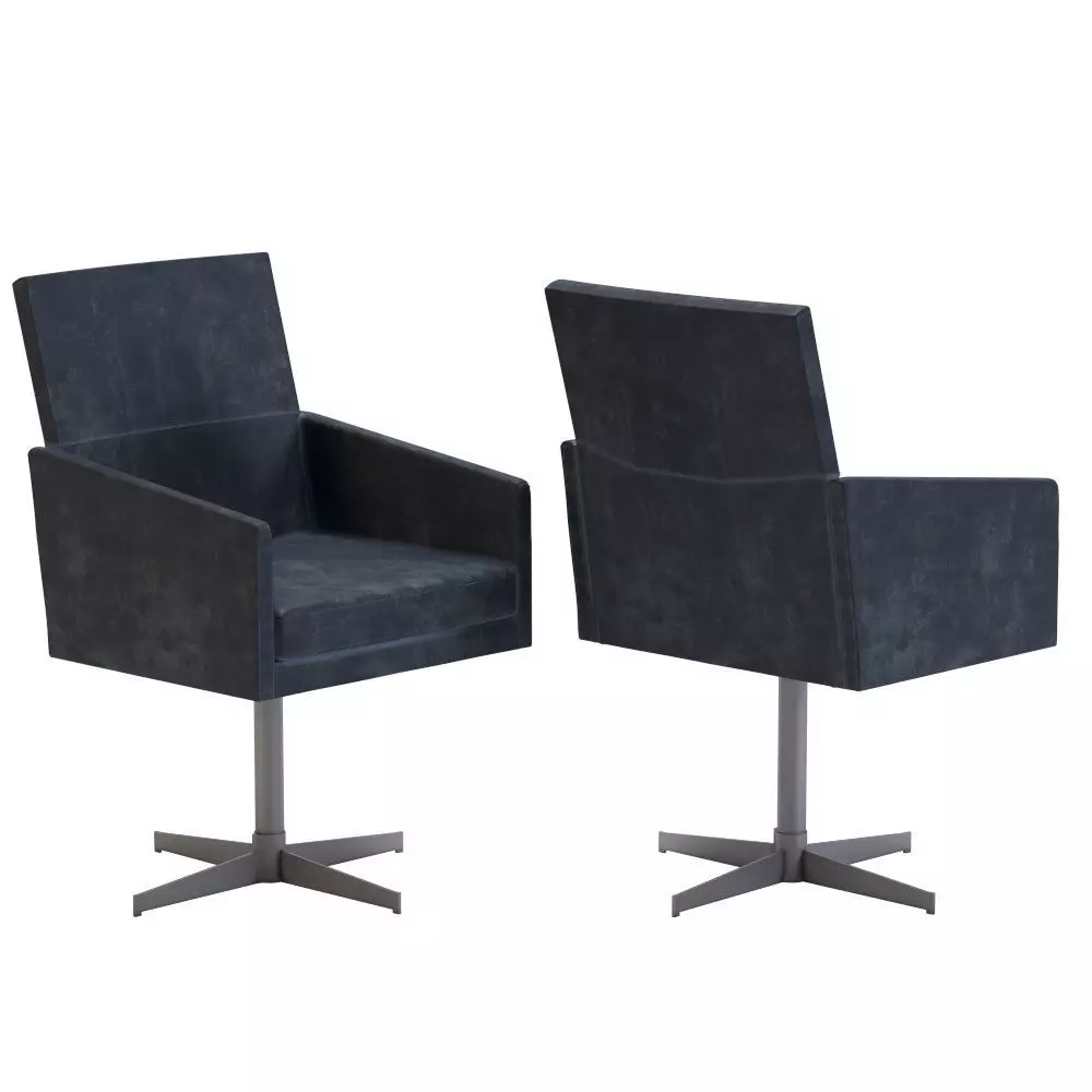 Armchair Dialog Anthracite 3D model