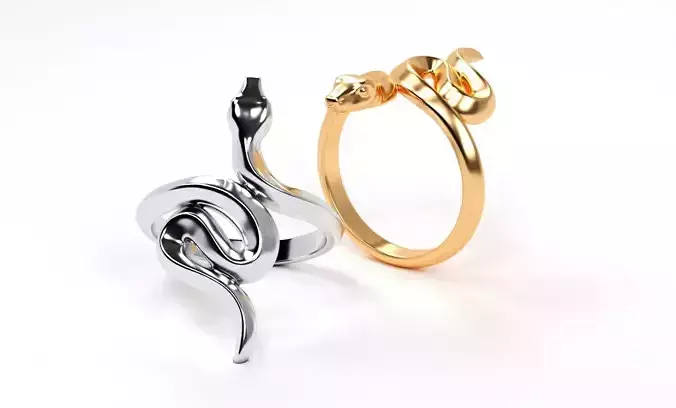 gold snake ring 