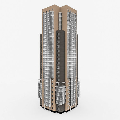 Residential High-RiseBuilding 2 3D model