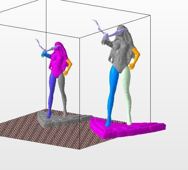 Vampirella Classic Pose 3D print model_2