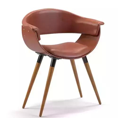 Armchair Monaco Nougat 3D model