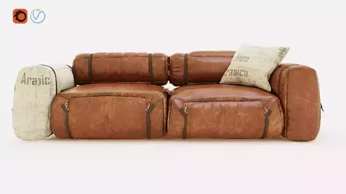Sofa The Shearer 3D model