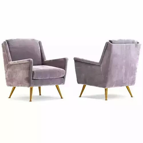 Armchair San Diego Grey 3D model