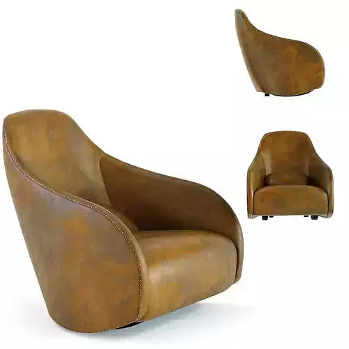 Kare Armchair Swing Ritmo Vintage Econo 3D model