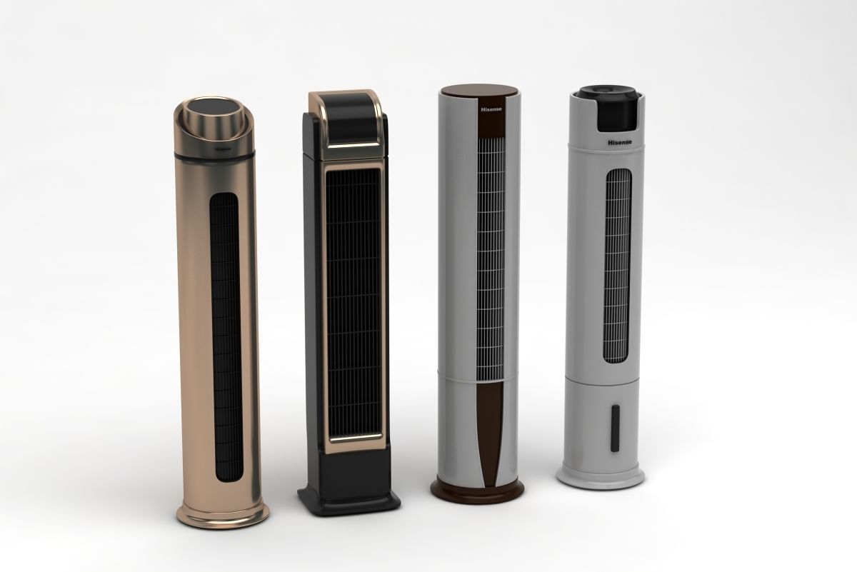 Vertical air conditioner 3D model_1