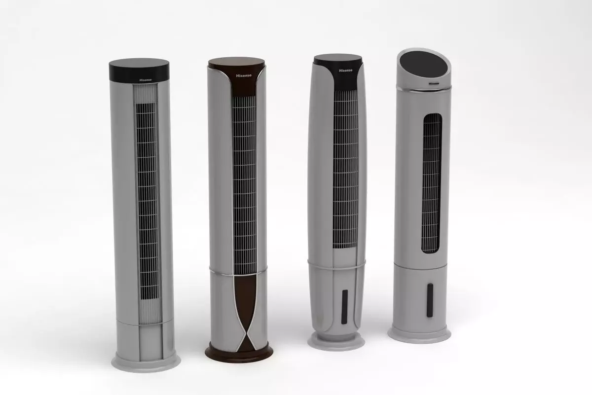 Vertical air conditioner 3D model_0