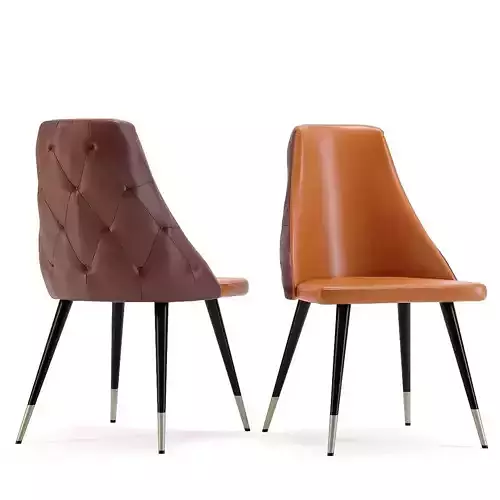 Chair Urban Desire Brown 3D model