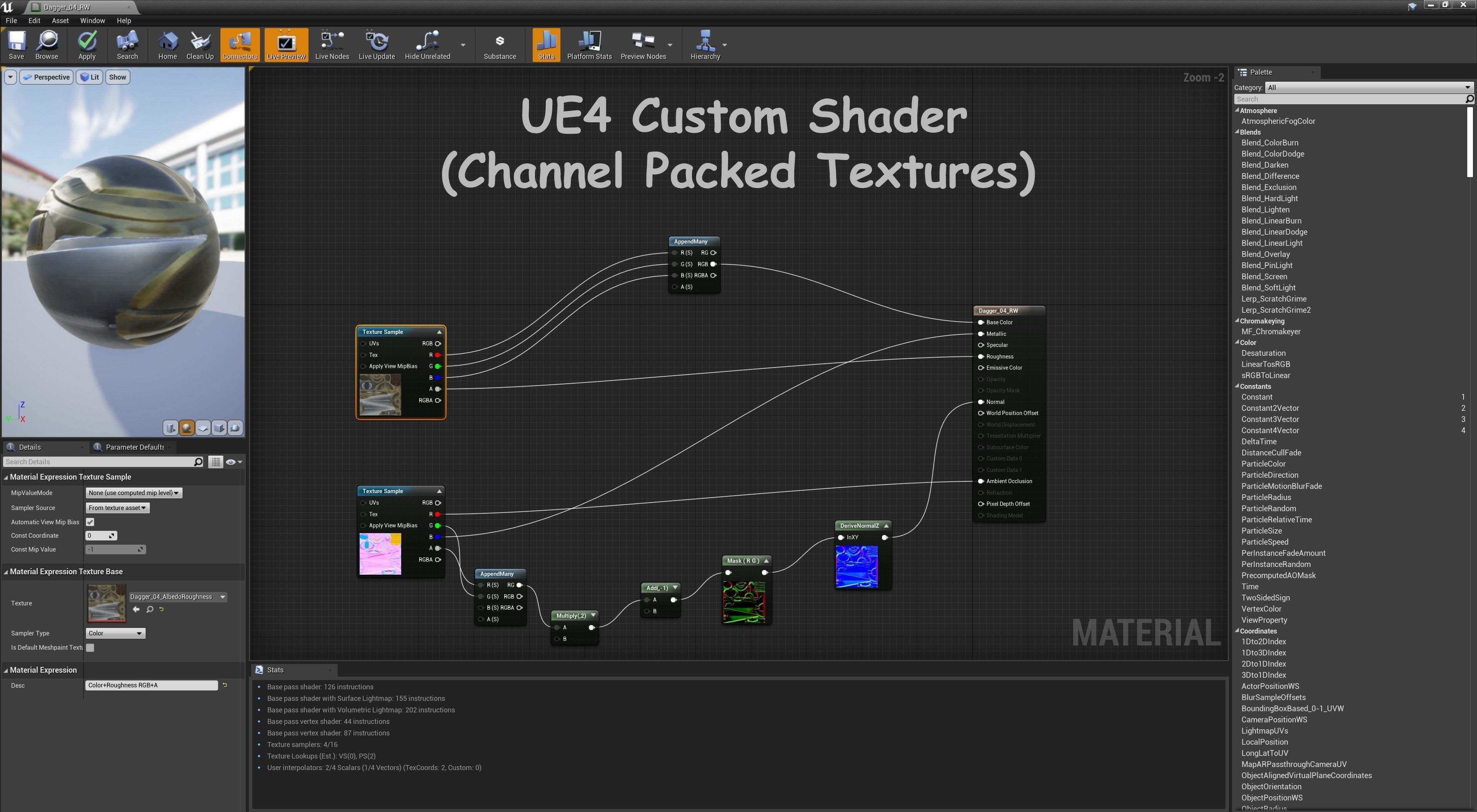 Fantasy Dagger 04 Low-poly 3D model_9