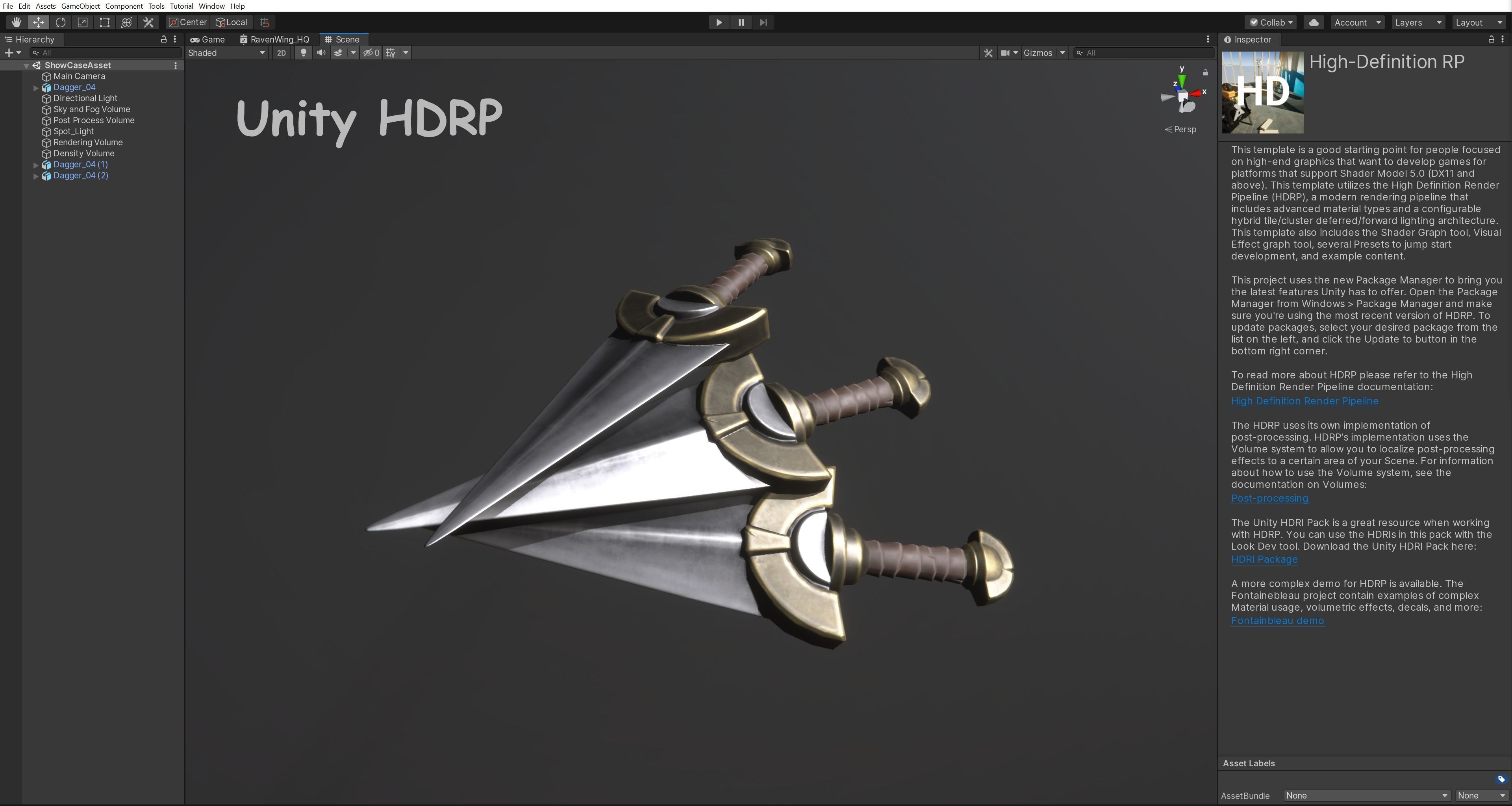 Fantasy Dagger 04 Low-poly 3D model_4