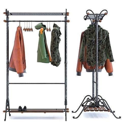 Clothing Rack Cosmopolitan 3D model