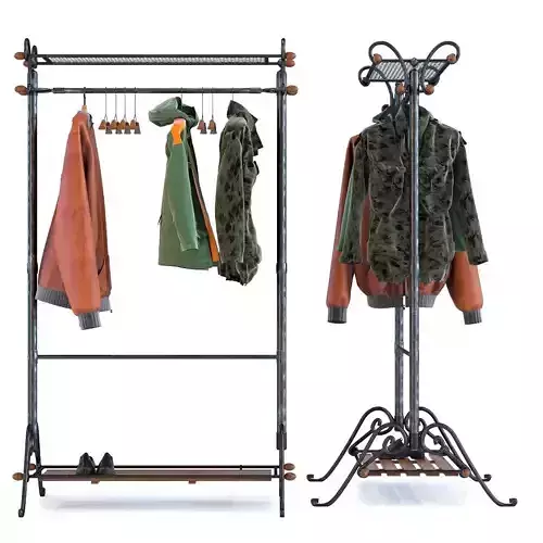 Clothing Rack Cosmopolitan 3D model
