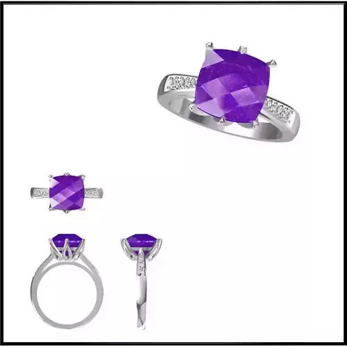 JCD Format  Custom color stone rings jewelry cad institute
