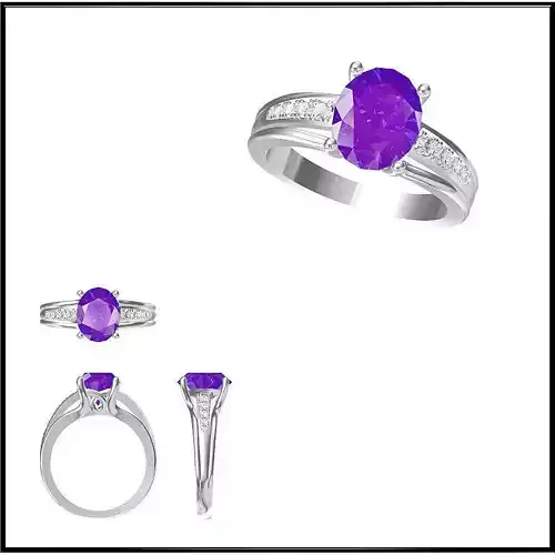 JCD Format  Custom color stone rings for sale 3dm jewelry files