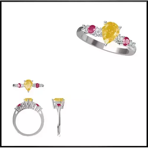 JCD Format  Affordable Color stonerings jewelry cad programs