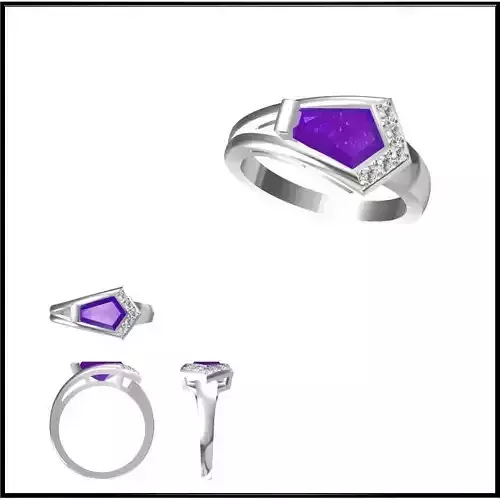 JCD Format Affordable Color stonerings for sale 3dm jewelry