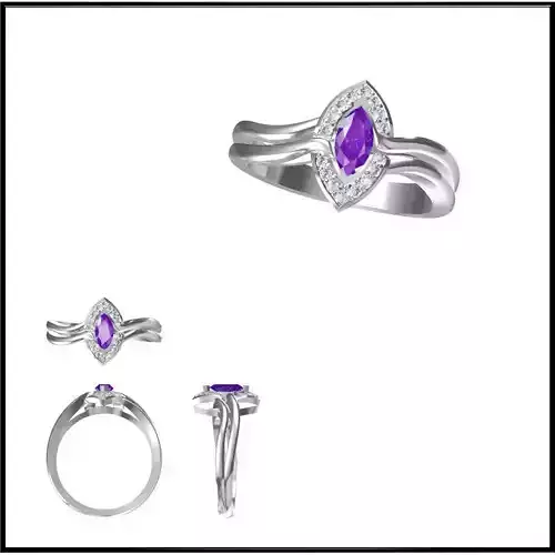 JCD Format Affordable Color stonerings 3design price