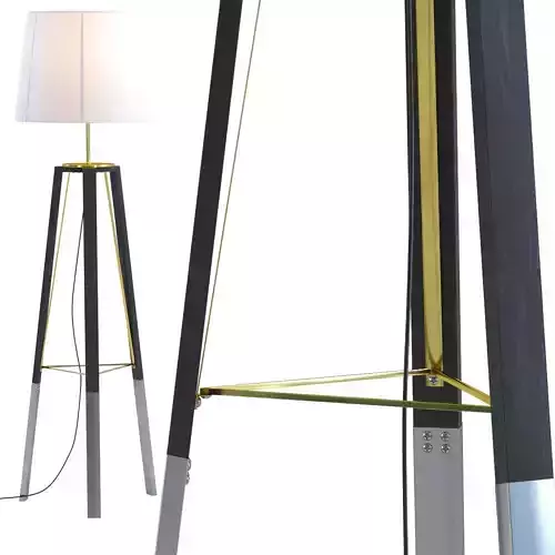 Floor Lamp Tripot Think 3D model