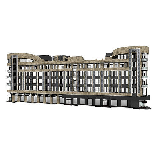 Residential City Building House 3D model