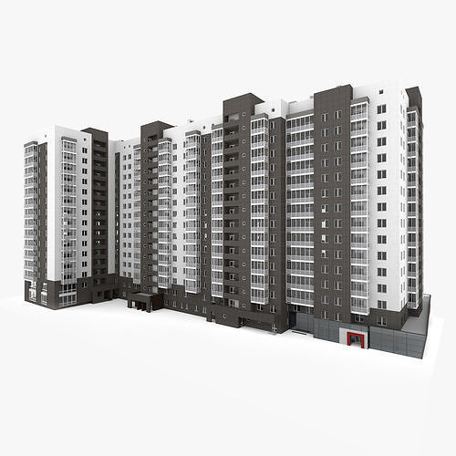 Residential Building 3D model
