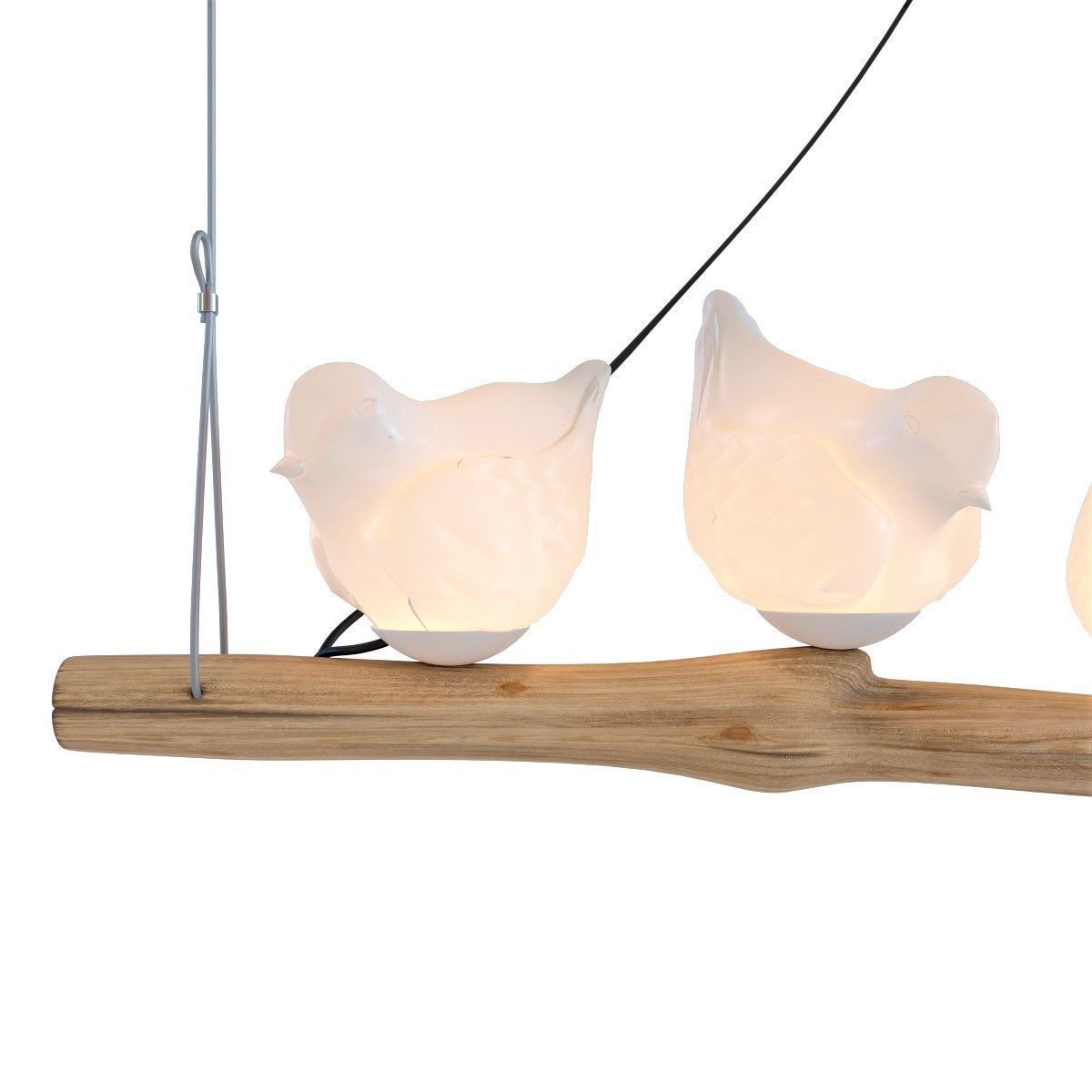 Pendant Lamp Dining Birds 3D model_1