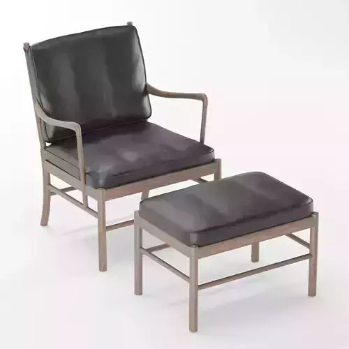 Colonial Chair OW149 3D model
