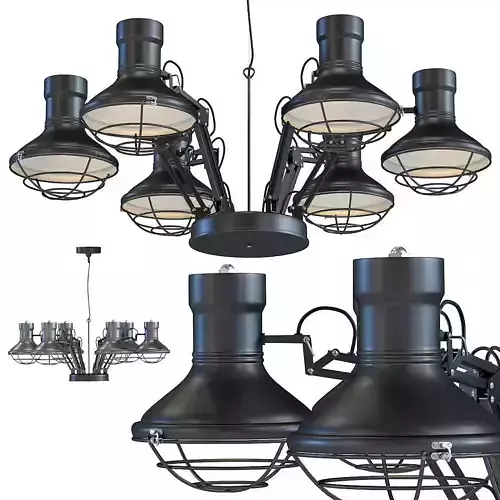 Kare Pendant Lamp Spider Multi 6-lite