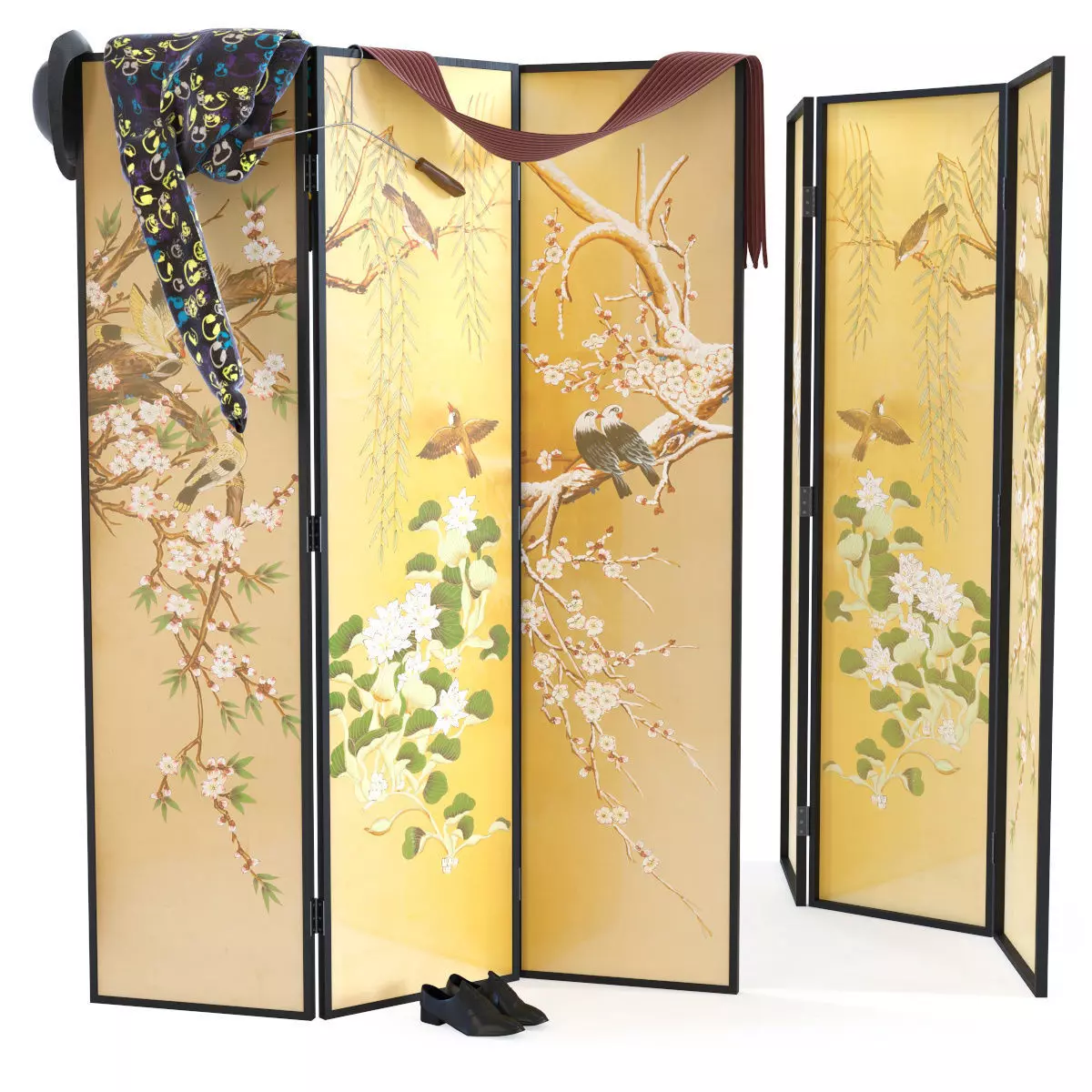 Room Divider Menagerie 3D model_0