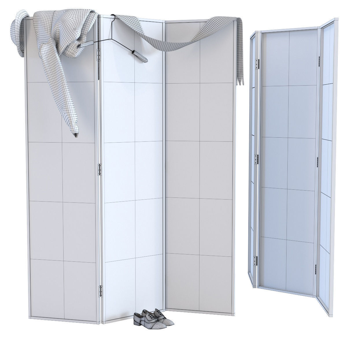 Room Divider Menagerie 3D model_1