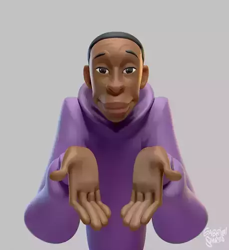 khaby lame for 3D printing