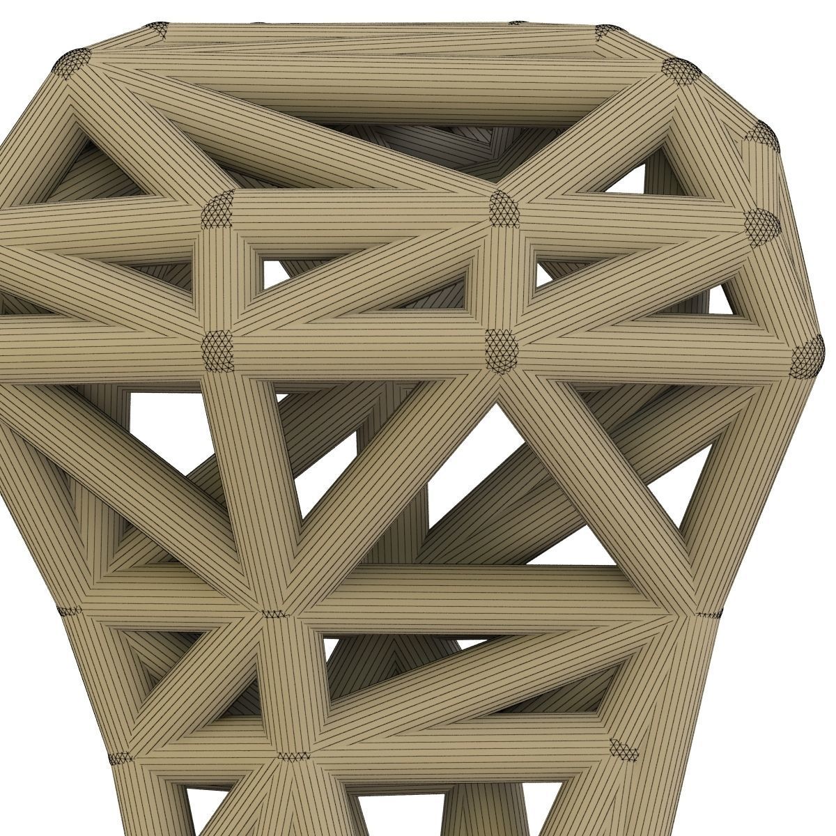 Cobra earring holder 3D print model_5