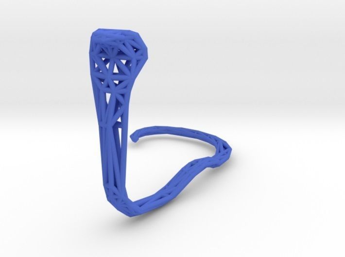 Cobra earring holder 3D print model_43